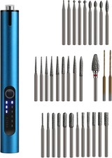 Mini Cordless Electric Engraving Pen with 30 Carving  2 Drilling  1 Tungsten C