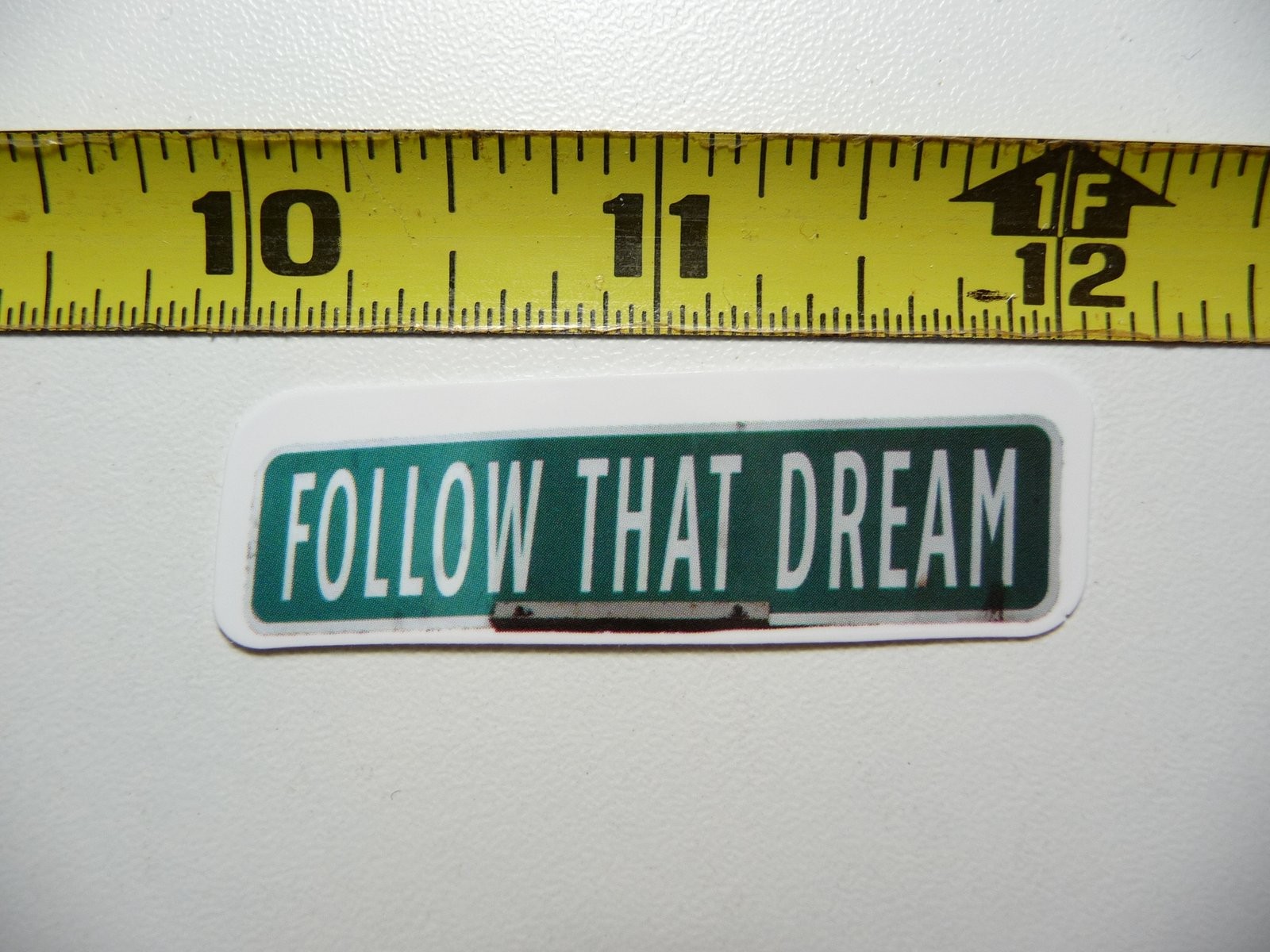 Follow Your Dreams Sticker Decal for Scrapbooking Motivation
