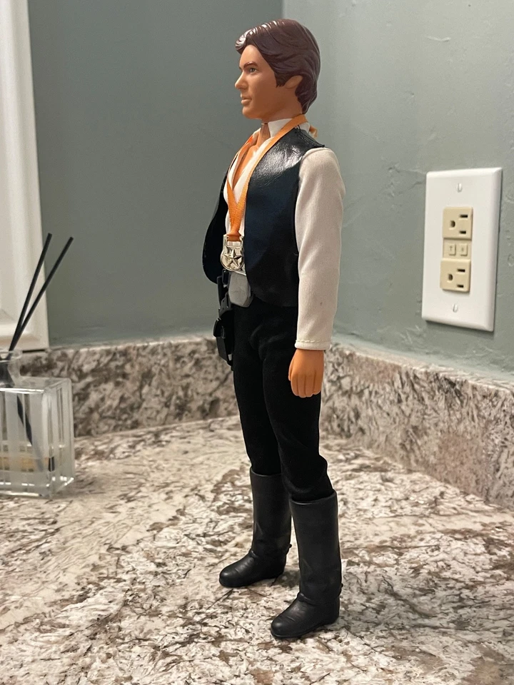 Винтаж 1978 Kenner (сделано в Гонконге) Wars 12 дюймов Han Solo (со всеми деталями) - Изображение 2 из 4
