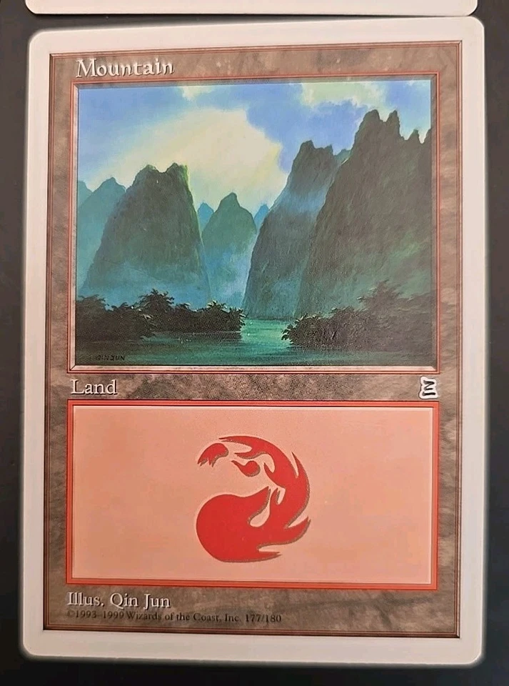 Mountain (177) Portal Three Kingdoms MTG Regular (4 Cards) - Image 3 of 4