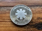 Engelhard 1975 Stevcoknit Stevcowovens 1 TROY OUNCE .999 FINE SILVER rare round