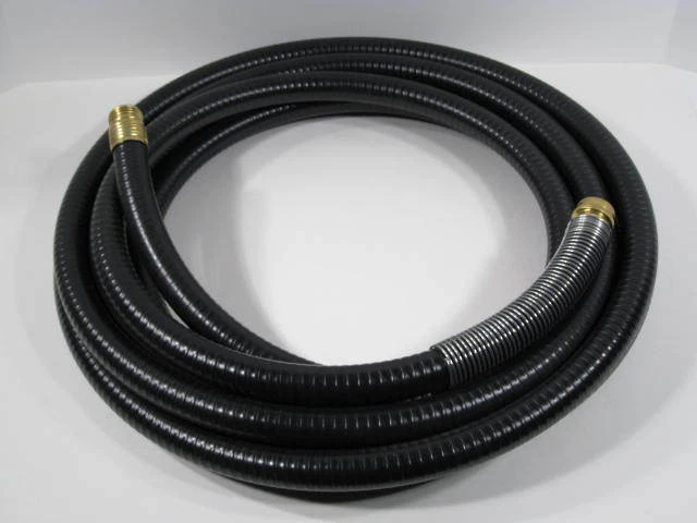 PROSOURCE HVLP 30' Turbine Air Hose with Spring Guard Black
