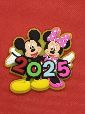 Disney Mickey And Minnie Mouse 2025 Magnet 