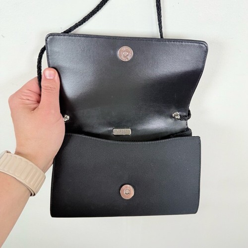 Givenchy Vintage Black Evening Crossbody Bag with Silver & Black Embellishments - Picture 4 of 7