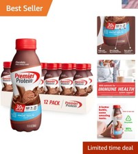 Premier Protein Shake, Chocolate, 30g Protein 1g Sugar 24 Vitamins Minerals N...
