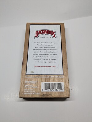 backwoods no tobacco Backwoods Small Batch No. 002 LIMITED EDITION Collectible (EMPTY BOX)