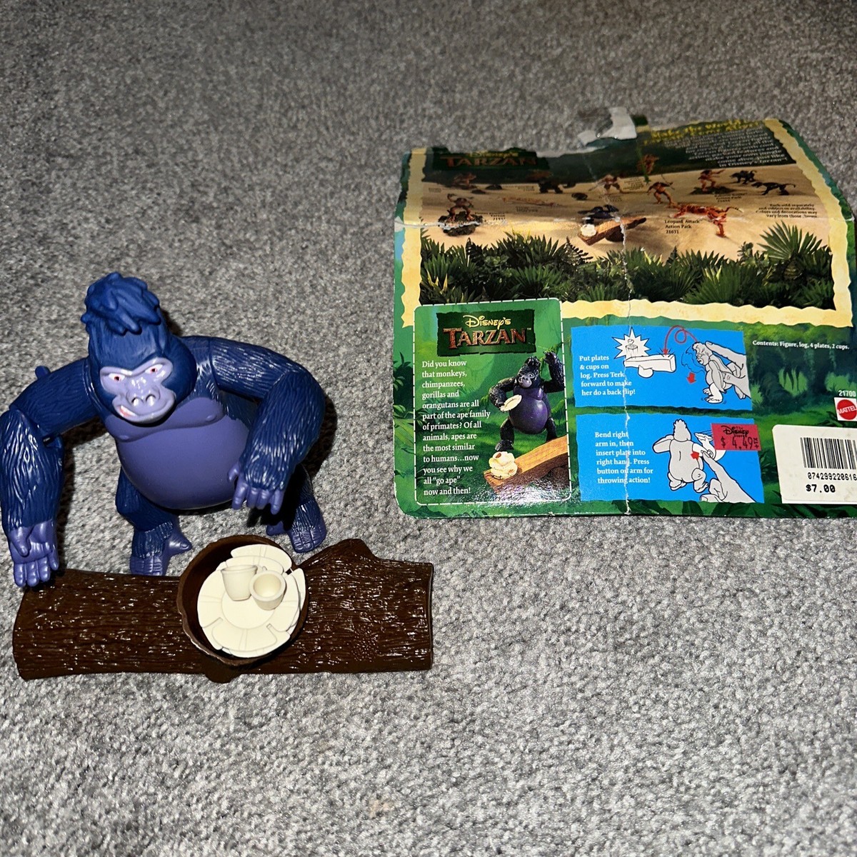 DISNEY'S TARZAN 1999 FLIPPIN' TERK TOY MIB MATTEL | eBay