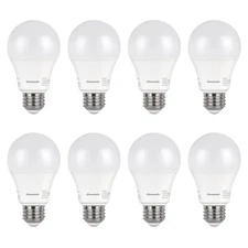 DEWENWILS 8-Pack A19 LED Light Bulbs 100 Watt Equivalent 1500LM 5000K E26 14W