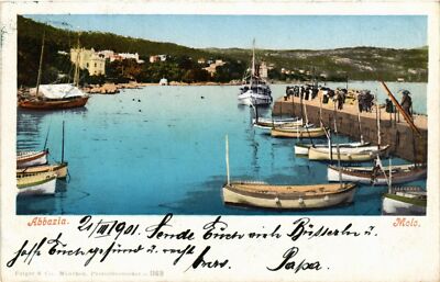 CPA AK ABBAZIA Molo CROATIA (598379)