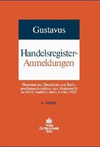Handelsregister-Anmeldungen Gustavus, Eckhart, Walter Böhringer und Robin Melchi