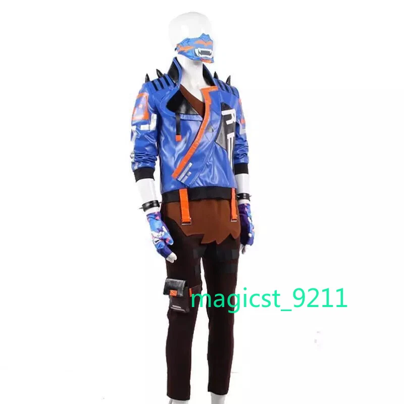 Valorant Yoru Hombres Uniforme Cosplay Disfraz Conjunto Completo Abrigo Pantalón Guantes Regalos Foto 2 de 4
