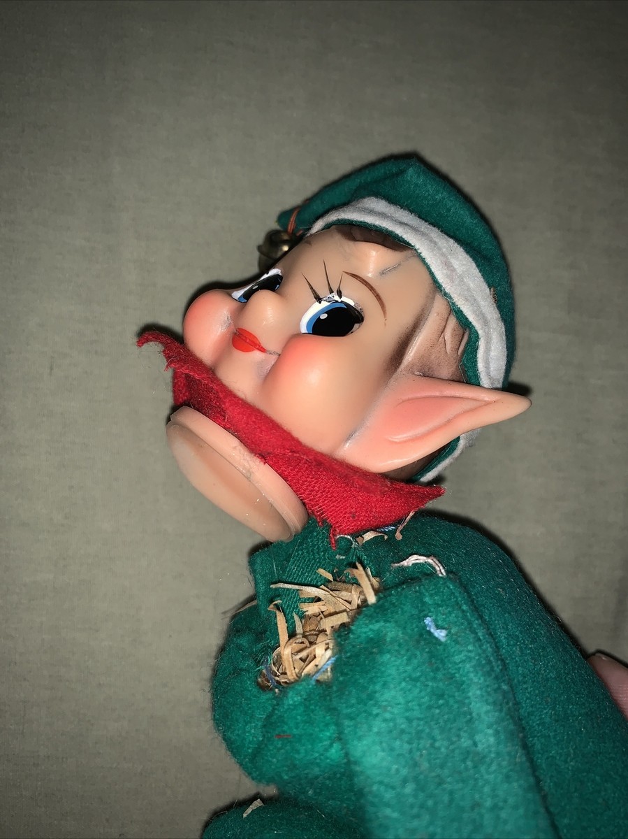 RARE ORIGINAL Elf on the Shelf pixie from Japan Circa 1950's