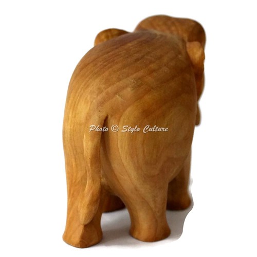 Indian Handicraft Wooden, Elephant Figure Home Decorative Gift Item New - Picture 3 of 3