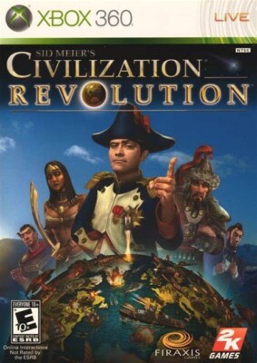 Sid Meiers Civilization Revolution (Microsoft Xbox 360, 2008) UNTESTED