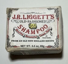 Vintage J R Liggett's Old Fashioned Shampoo Bar - 1993 - 3.5 Oz - New