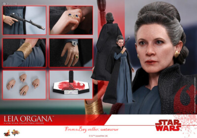 Perfect HotToys 1/6 Mms459 Star Wars: The Last Jedi Leia Organa In