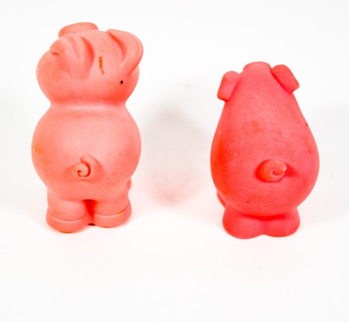 Vintage 1990s Fisher Price Little People 2 Pink Pigs Barn - Picture 3 of 5