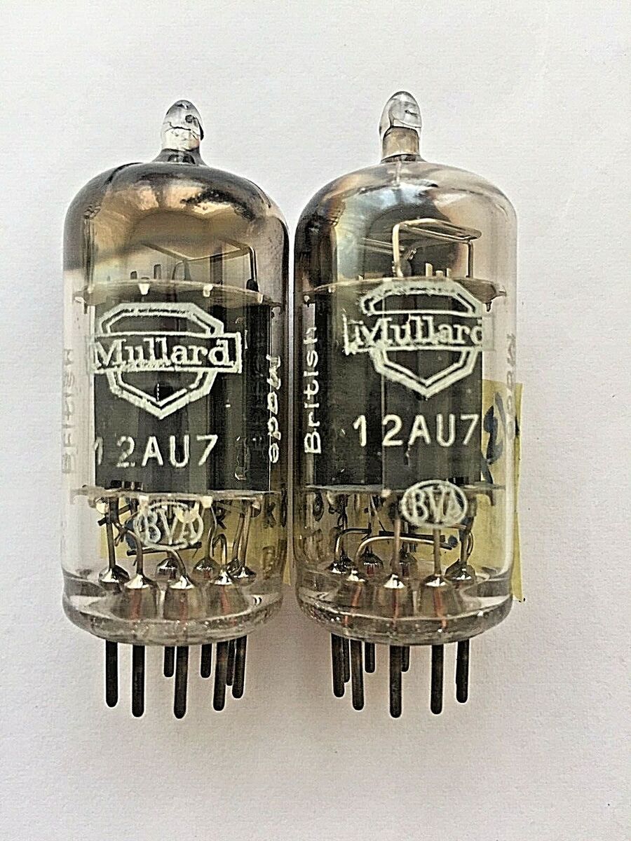 MULLARD 12AU7 / ECC82 / CV491 Matched PAIR Square getter NEW MULLARD 12AU7 / ECC82 / CV491 Matched PAIR Square getter NEW