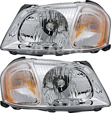For 2001-2003 Mazda Tribute Headlight Halogen Set Driver And Passenger Side