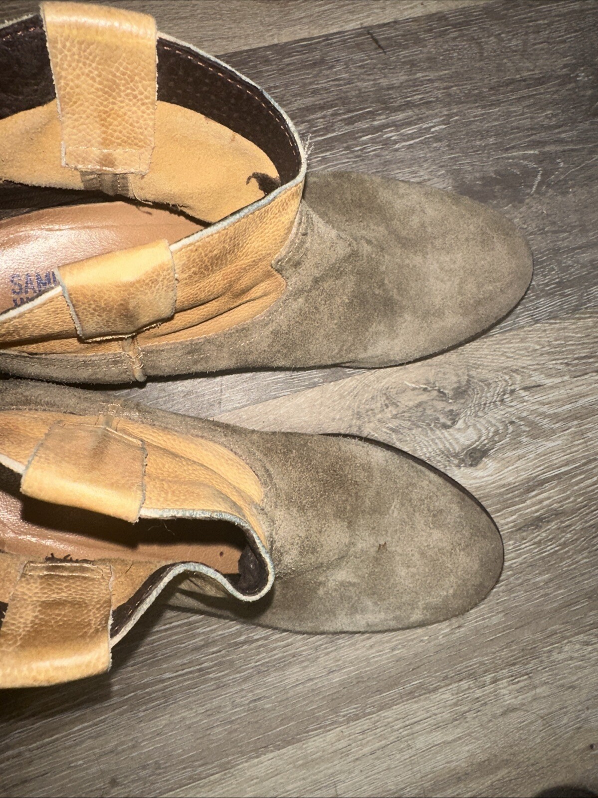 Samuel Hubbard Closed Toe Beige Solid Ankle Booti… - image 10