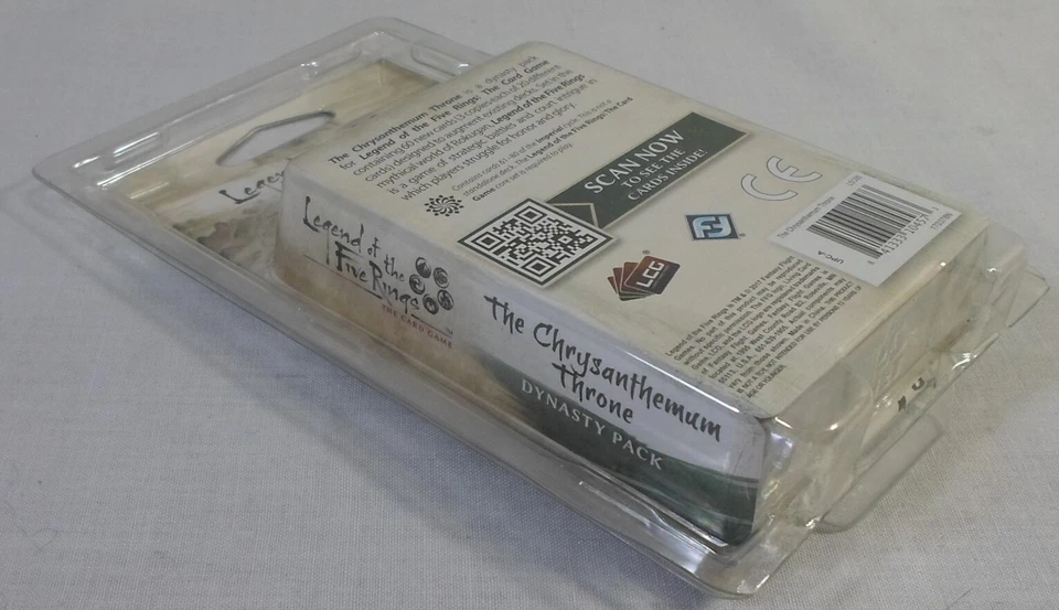 LEYENDA DE LOS CINCO ANILLOS L5R LCG EL CRISANTEMO TRONO DINASTÍA PAQUETE SELLADO Foto 4 de 4