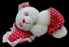 Great American Fun Corp White Bear plush Stuffed Animal Valentines