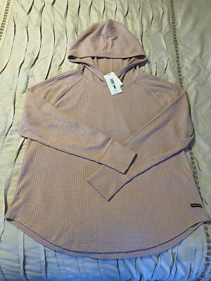 NWT Calvin Klein Women's Size Large Blush Pink Knit Waffle