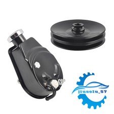 Saginaw Power Steering Pump 2-groove V Belt Keyway Pulley For Sbc Bbc