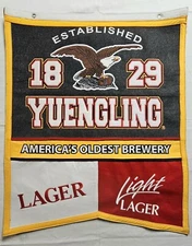 *Large Yuengling 1829 Patch Embroidered Pennant /Flag* 30"x24" Lager & Light