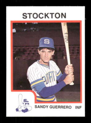 1987 ProCards Stockton Ports 242 Sandy Guerrero BXCP30