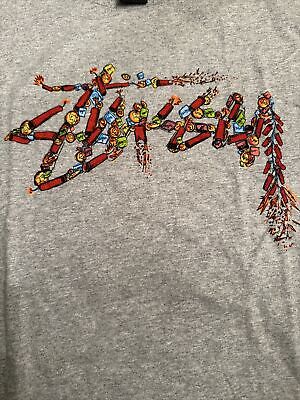 Stussy X Clot Chinese New Year Fireworks Spellout Gray NWOT Stussy X Clot Chinese New Year Fireworks Spellout Gray NWOT