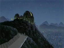 Griffith Observatory By Eyvind Earle Quality Print - Frame Me