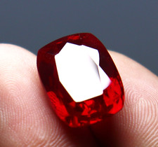 12.30 ct Red Ruby Certified Loose Gemstone BURMA Pigeon Blood Cushion Cut Best