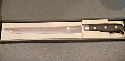 Royal Prestige Rare Vintage Mid Century Bread Ham Knife Hand Forged Epicure NIOB