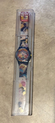 Vintage Swatch Watch NEW in case w/ Instructions GN136 Sex Tease