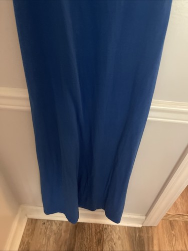 Maxi vestido azul sin mangas Dots, talla pequeña - Imagen 4 de 8