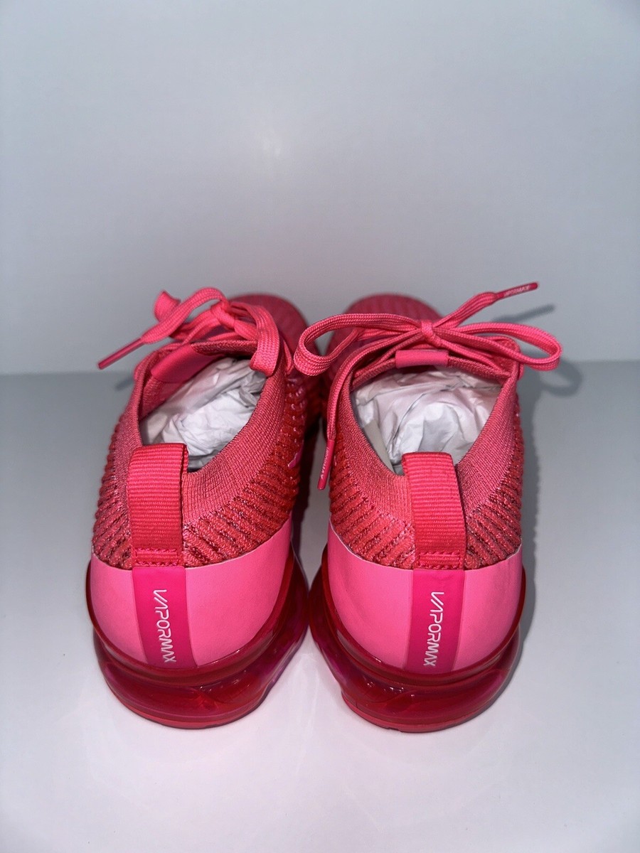 WOMENS NIKE AIR VAPORMAX FLYKNIT 3 TRIPLE DIGITAL PINK SIZE