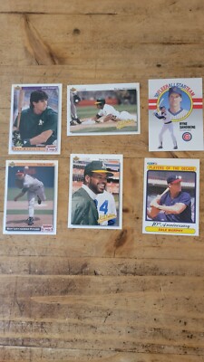 Collection Of 6 Baseball Cards From The 90s Jose Canseco, Tom Glavine And More