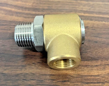 Swivel  1/2" MPT x 3/8" FPT Hose Reel Pressure Washer Swivel Fitting 90 Degree