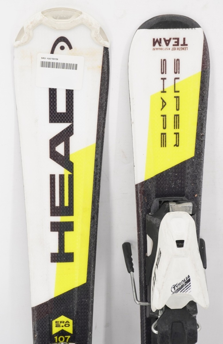 HEAD TEAM SUPER SHAPE TEAM 127 スキー Head Supershape Team Easy Junior Ski 127 - 157 + JRS 7.5 GW