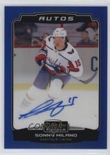 2022-23 O-Pee-Chee Platinum Blue Rainbow Auto Sonny Milano #BA-SM Auto 0k2j