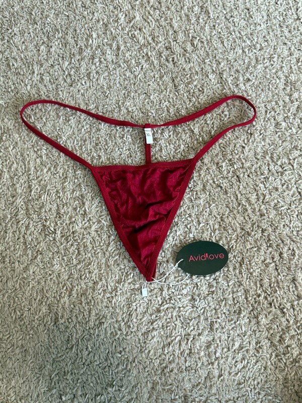 Brand New Avid Love Thong Dark Red/Maroon Size XL NWT