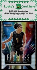 2024 Panini Prizm Draft Picks #15 Kyshawn George Fearless Prizms Silver Rookie