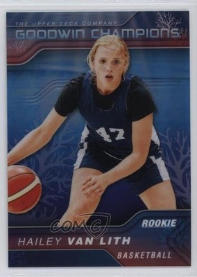 2023 Upper Deck Goodwin Champions Platinum Aquamarine 57/75 Hailey Van Lith 0gu6