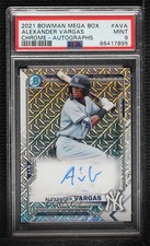2021 Bowman Mega Box Chrome Mojo Alexander Vargas #BMA-AVA PSA 9 MINT Auto 8d2
