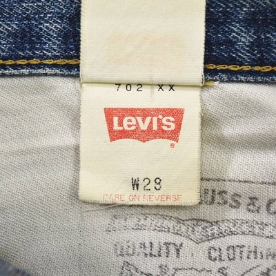 LEVI’S 702 XX W28 Levi's 702-XX Redline Selvedge Japan Reissue Cinch Back Jeans W28