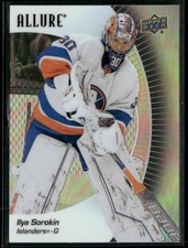 2023-24 Upper Deck Allure #14 Ilya Sorokin Black Rainbow
