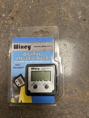 Wixey WR300 TYPE 2 Digital Angle Gauge Inclinometer Accurate Measuring NEW NIB