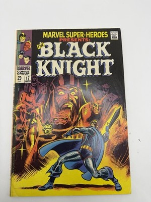 Marvel Super-Heroes #17 (Marvel Comics 1968) FN+/VF Origin 1st Solo Black Knight