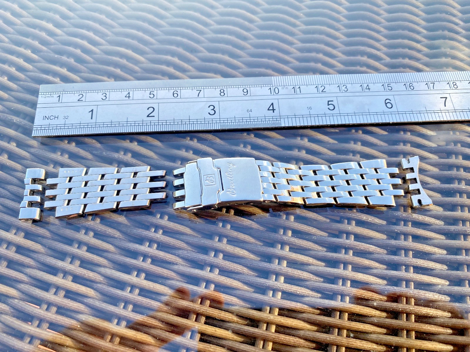Breitling Navitimer 20mm 422A Watchstrap Bracelet - Genuine & Authentic